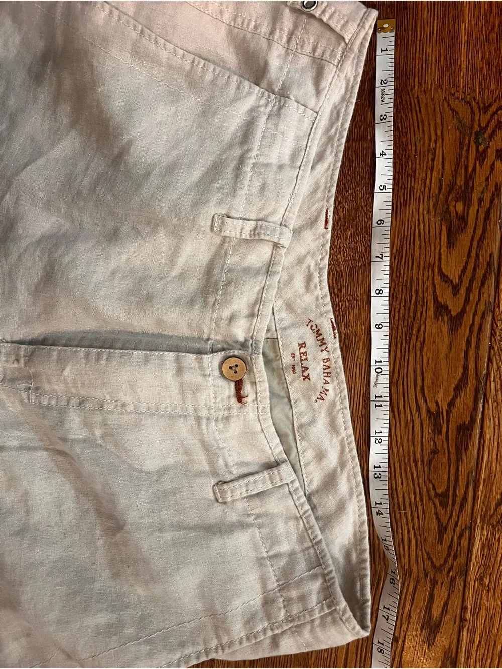 Tommy Bahama Relax 100% Linen Pants Wide Leg Coastal Breathable Luxury Chinos